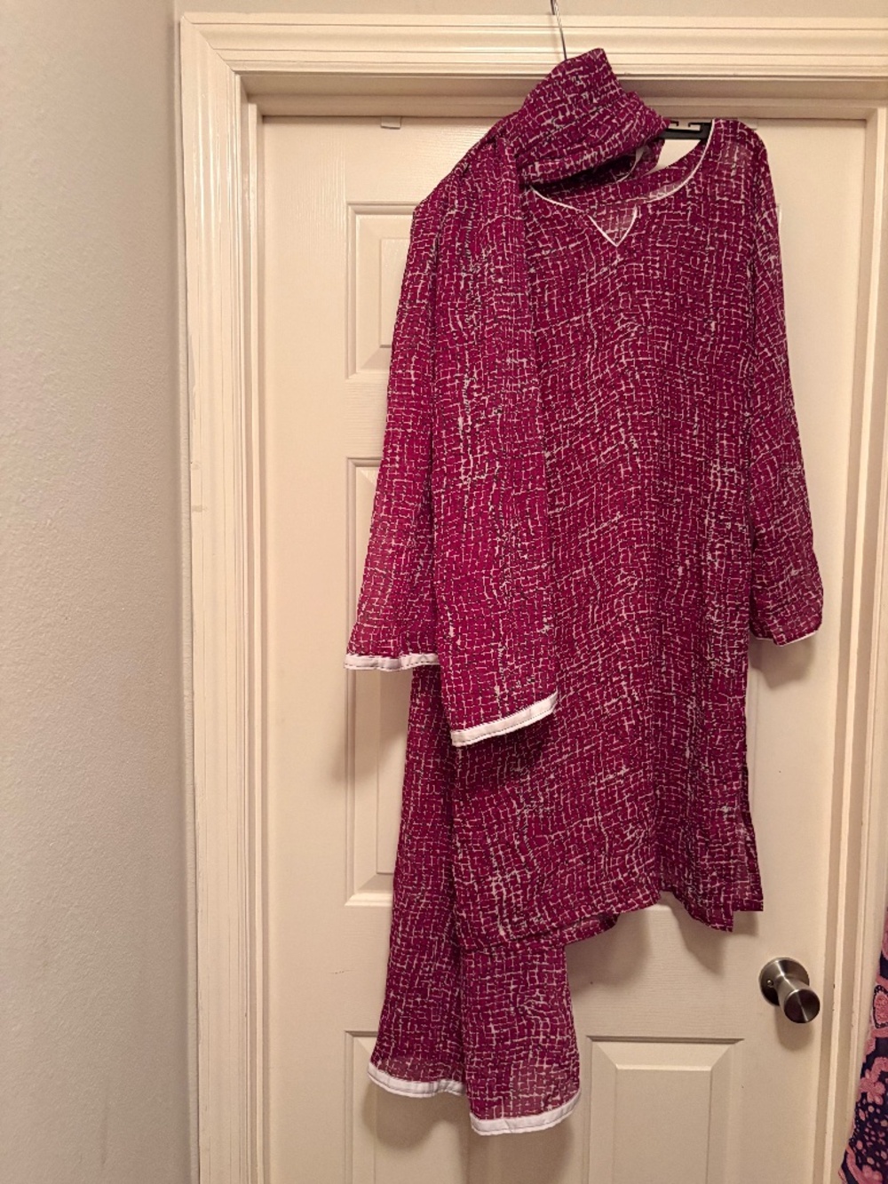 Indian top and scarf